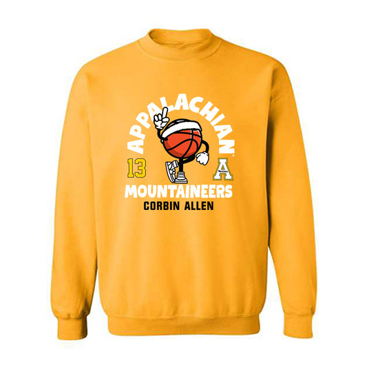 App State - NCAA Men's Basketball : Corbin Allen - Fashion Shersey Crewneck Sweatshirt-0