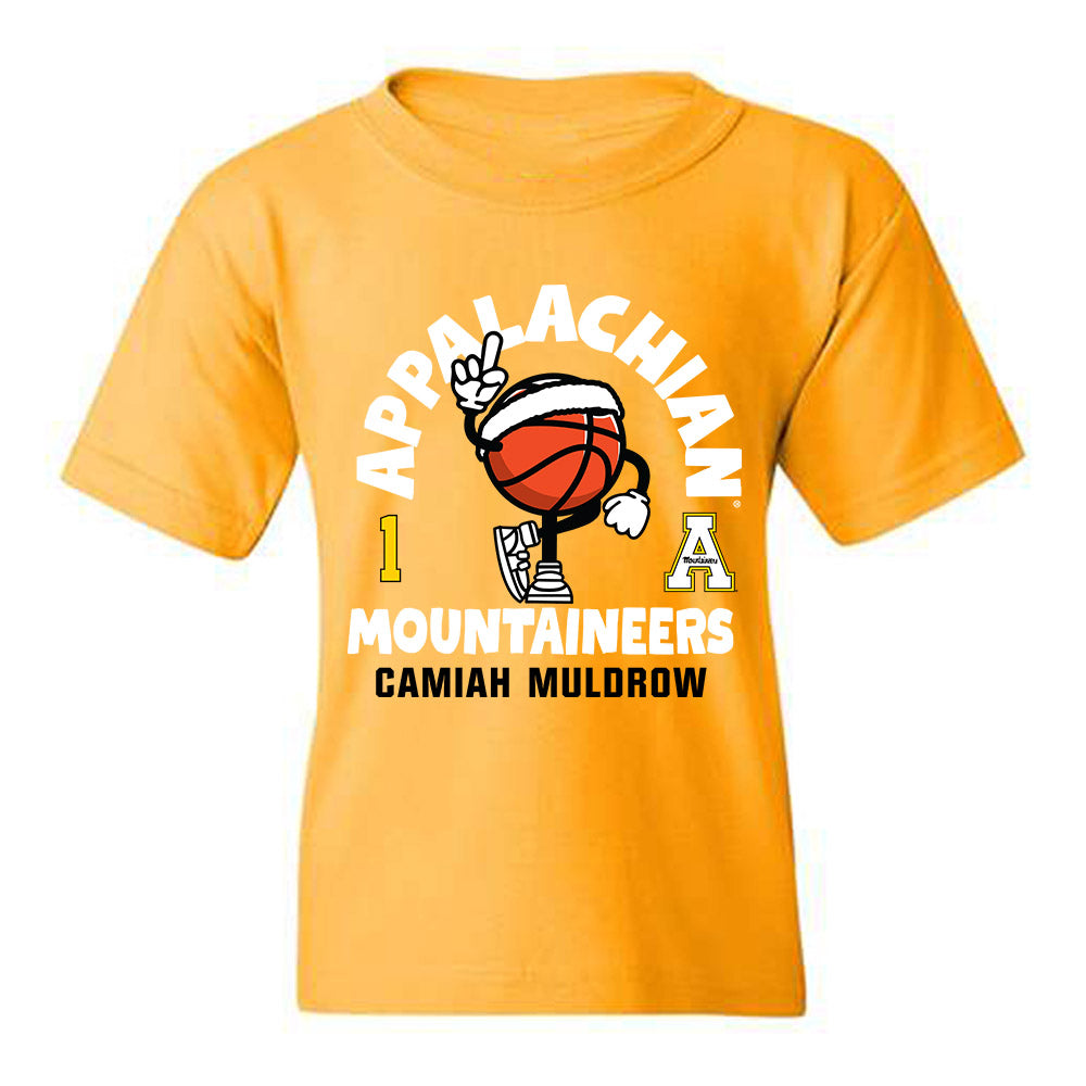 App State - NCAA Women's Basketball : Camiah Muldrow - Fashion Shersey Youth T-Shirt-0