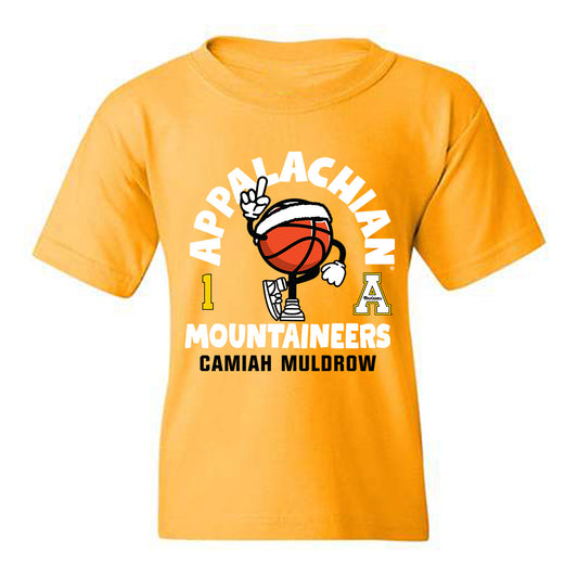 App State - NCAA Women's Basketball : Camiah Muldrow - Fashion Shersey Youth T-Shirt-0