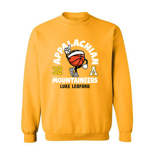 App State - NCAA Men's Basketball : Luke Ledford - Fashion Shersey Crewneck Sweatshirt-0