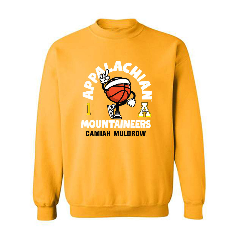App State - NCAA Women's Basketball : Camiah Muldrow - Fashion Shersey Crewneck Sweatshirt-0