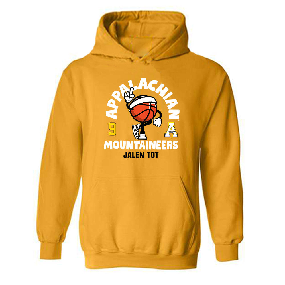App State - NCAA Men's Basketball : Jalen Tot - Fashion Shersey Hooded Sweatshirt-0