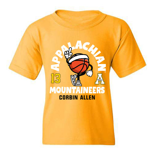 App State - NCAA Men's Basketball : Corbin Allen - Fashion Shersey Youth T-Shirt-0