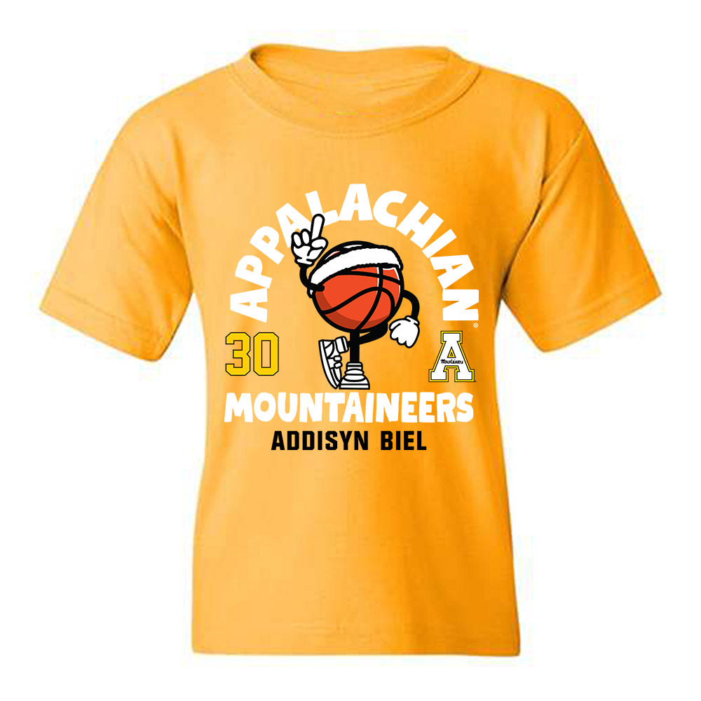 App State - NCAA Women's Basketball : Addisyn Biel - Fashion Shersey Youth T-Shirt-0