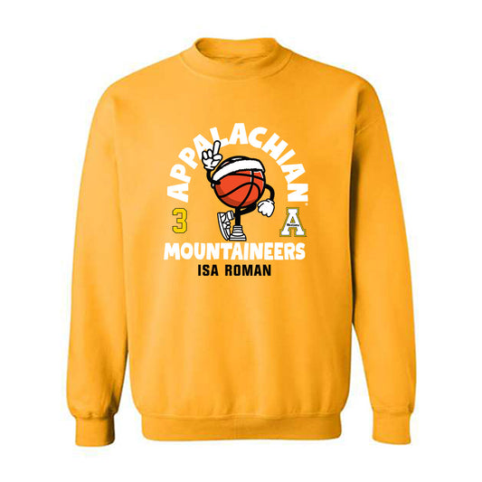 App State - NCAA Women's Basketball : Isa Roman - Fashion Shersey Crewneck Sweatshirt-0