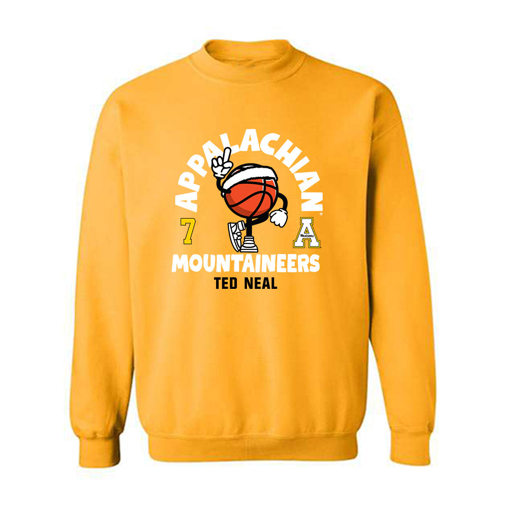 App State - NCAA Men's Basketball : Ted Neal - Fashion Shersey Crewneck Sweatshirt-0