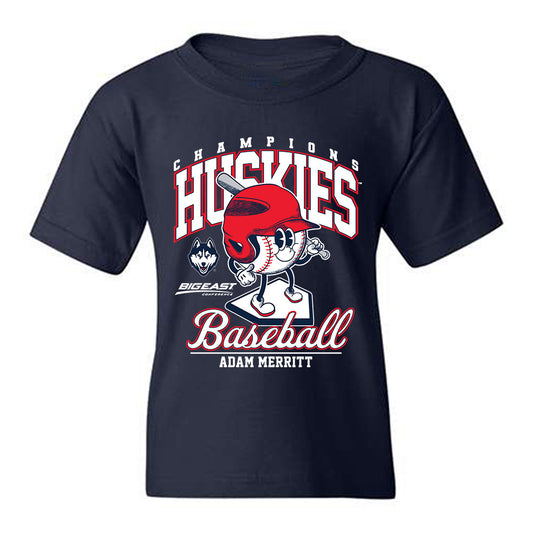 UConn - NCAA Baseball : Adam Merritt - Fashion Shersey Youth T-Shirt-0