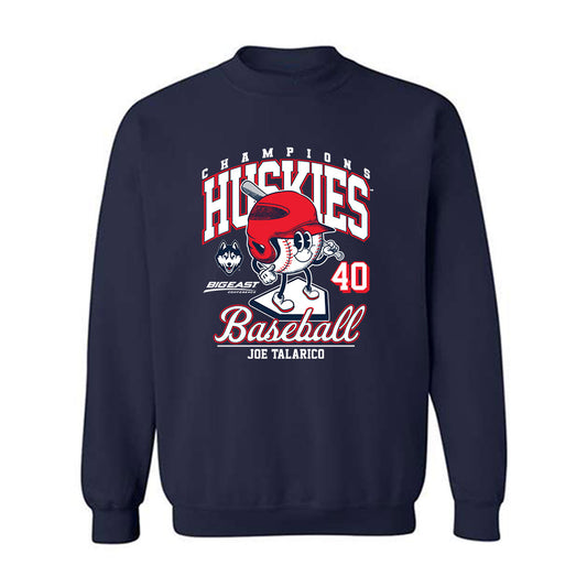 UConn - NCAA Baseball : Joe Talarico - Fashion Shersey Crewneck Sweatshirt-0