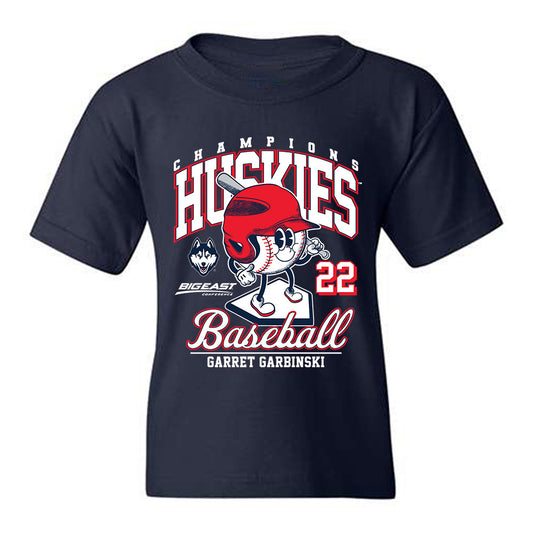 UConn - NCAA Baseball : Garret Garbinski - Fashion Shersey Youth T-Shirt-0