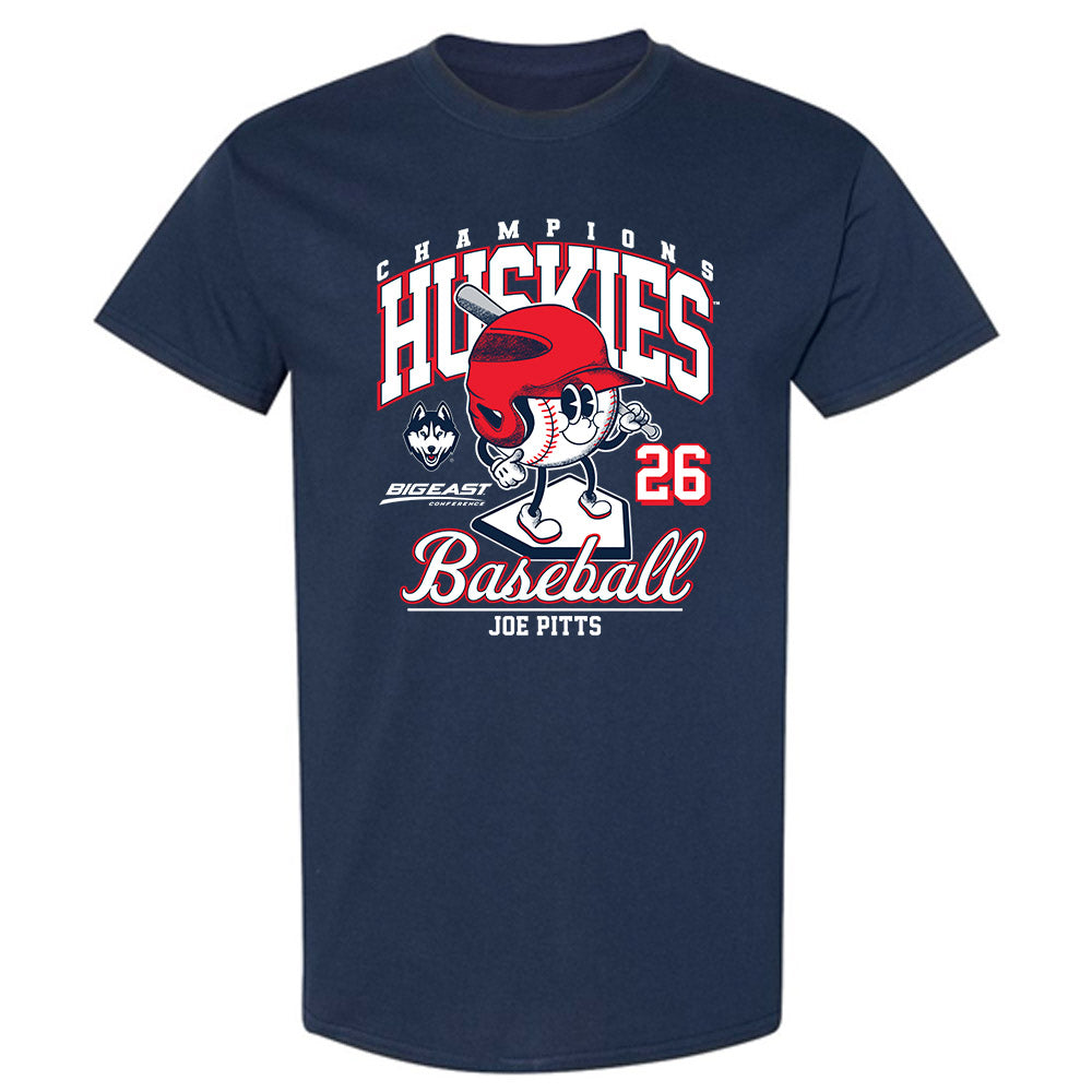 UConn - NCAA Baseball : Joe Pitts - Fashion Shersey T-Shirt-0