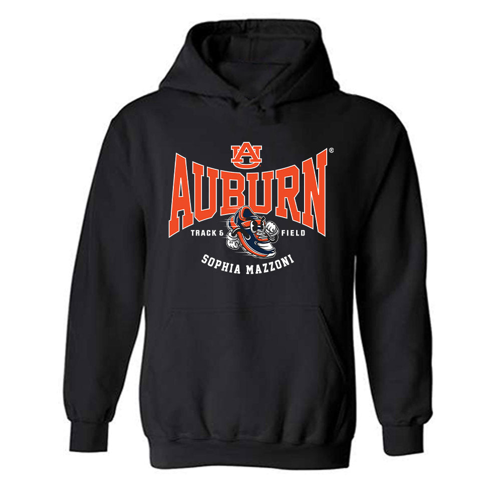 Auburn - NCAA Women's Track & Field : Sophia Mazzoni - Fashion Shersey Hooded Sweatshirt-0