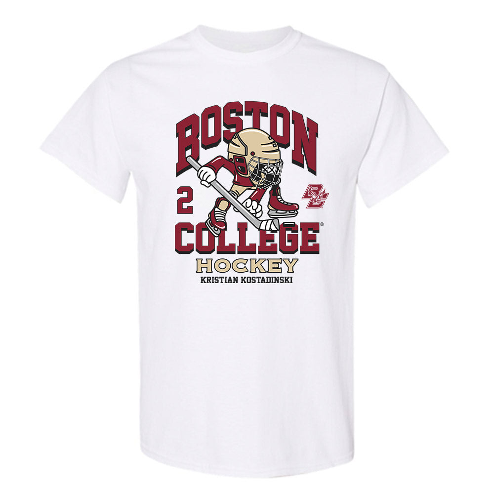 Boston College - NCAA Men's Ice Hockey : Kristian Kostadinski - Fashion Shersey T-Shirt-0