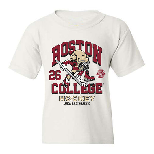 Boston College - NCAA Men's Ice Hockey : Luka Radivojevic - Fashion Shersey Youth T-Shirt-0