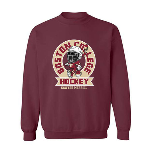 Boston College - NCAA Women's Ice Hockey : Sawyer Merrill - Fashion Shersey Crewneck Sweatshirt-0