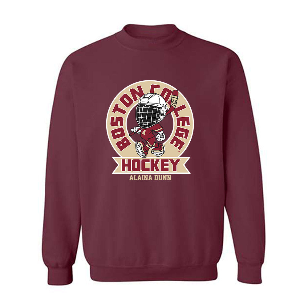 Boston College - NCAA Women's Ice Hockey : Alaina Dunn - Fashion Shersey Crewneck Sweatshirt-0