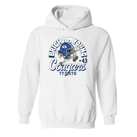BYU - NCAA Football : Ty Smith - Hooded Sweatshirt-0