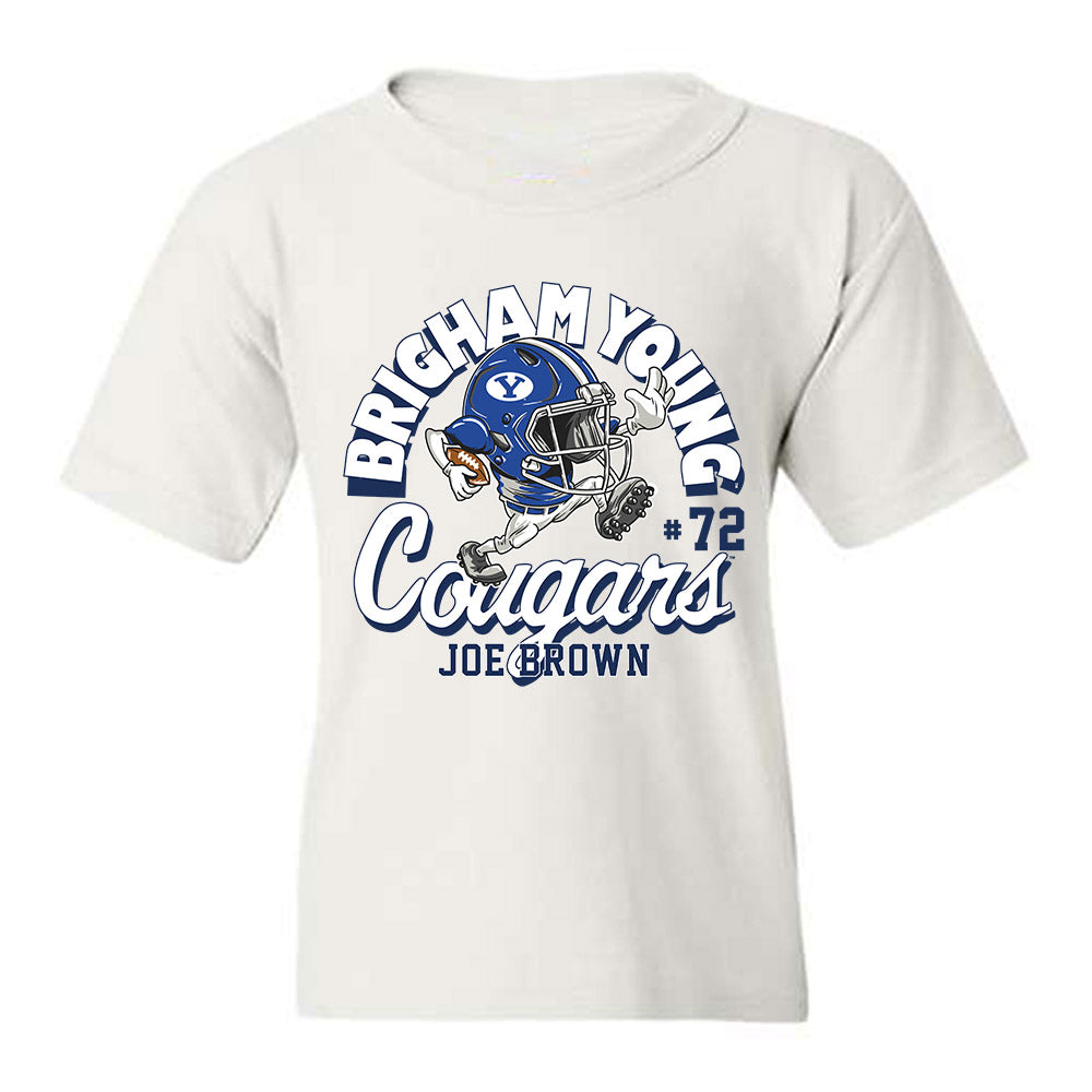 BYU - NCAA Football : Joe Brown - Youth T-Shirt-0