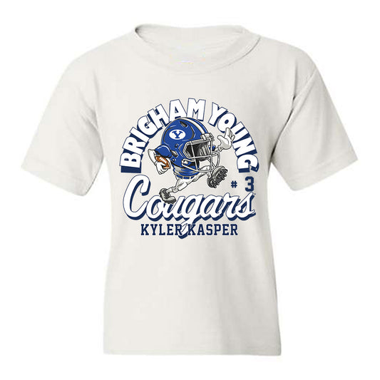 BYU - NCAA Football : Kyler Kasper - Youth T-Shirt-0