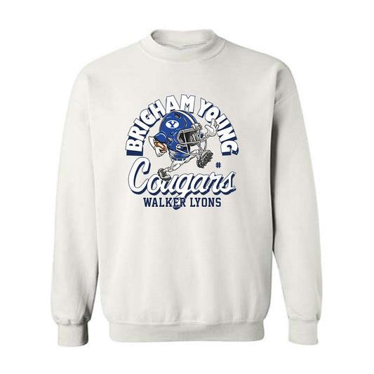BYU - NCAA Football : Walker Lyons - Crewneck Sweatshirt-0