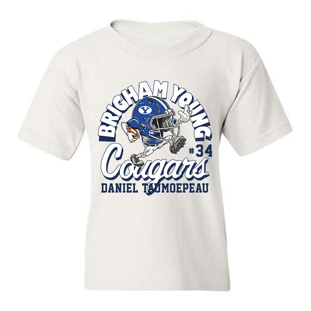 BYU - NCAA Football : Daniel Taumoepeau - Youth T-Shirt-0