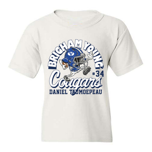 BYU - NCAA Football : Daniel Taumoepeau - Youth T-Shirt-0