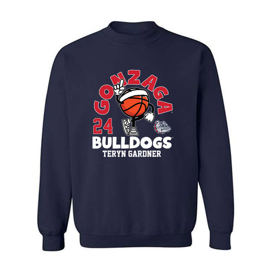 Gonzaga - NCAA Women's Basketball : Teryn Gardner - Fashion Shersey Crewneck Sweatshirt-0