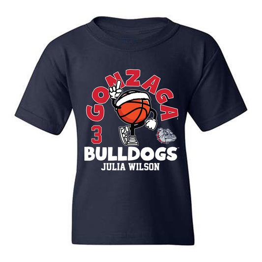 Gonzaga - NCAA Women's Basketball : Julia Wilson - Fashion Shersey Youth T-Shirt-0