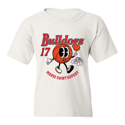 Gonzaga - NCAA Men's Basketball : Mario Saint-Supery - Fashion Shersey Youth T-Shirt-0