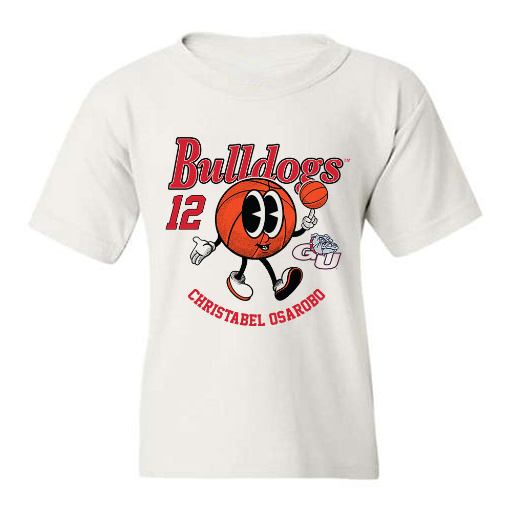 Gonzaga - NCAA Women's Basketball : Christabel Osarobo - Fashion Shersey Youth T-Shirt-0