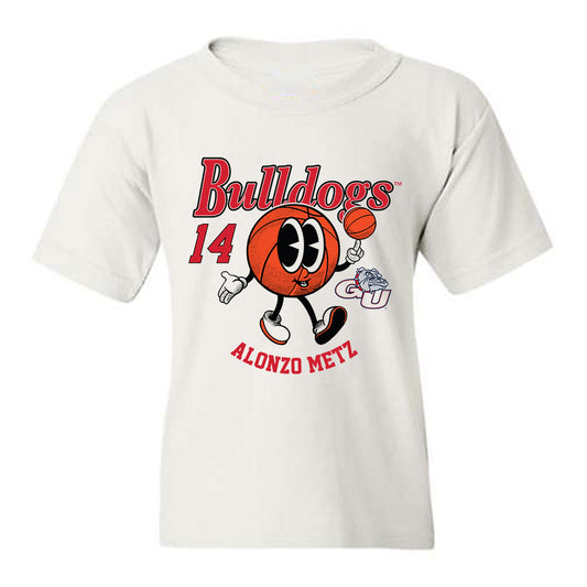 Gonzaga - NCAA Men's Basketball : Alonzo Metz - Fashion Shersey Youth T-Shirt-0