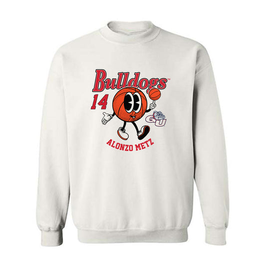 Gonzaga - NCAA Men's Basketball : Alonzo Metz - Fashion Shersey Crewneck Sweatshirt-0