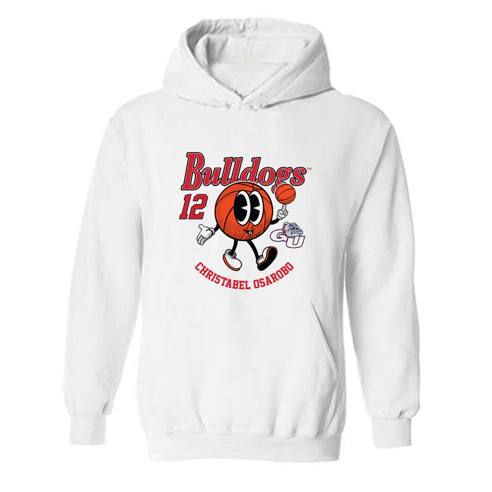 Gonzaga - NCAA Women's Basketball : Christabel Osarobo - Fashion Shersey Hooded Sweatshirt-0