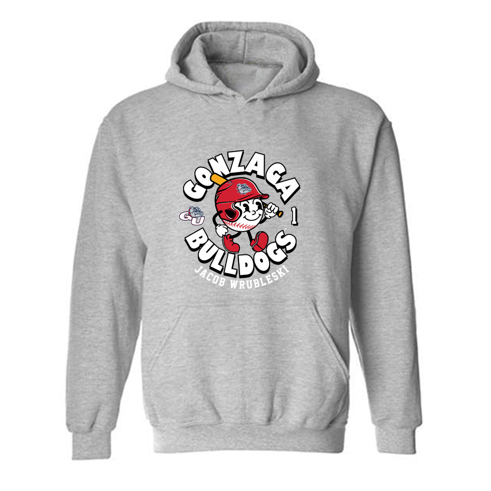 Gonzaga - NCAA Baseball : Jacob Wrubleski - Classic Fashion Shersey Hooded Sweatshirt-0