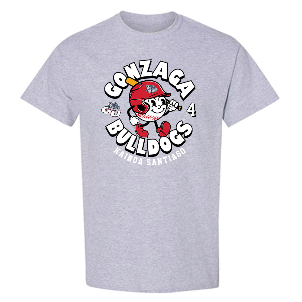 Gonzaga - NCAA Baseball : Kainoa Santiago - Classic Fashion Shersey T-Shirt-0