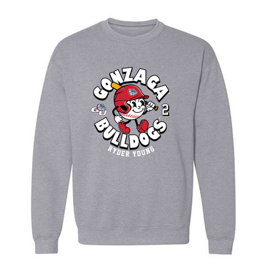 Gonzaga - NCAA Baseball : Ryder Young - Classic Fashion Shersey Crewneck Sweatshirt-0