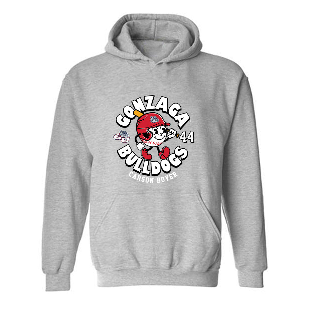 Gonzaga - NCAA Baseball : Carson Boyer - Classic Fashion Shersey Hooded Sweatshirt-0