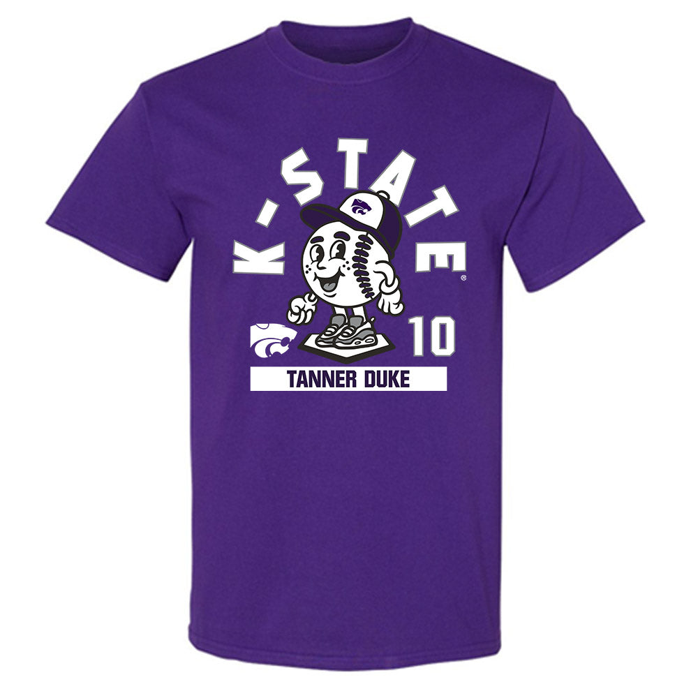 Kansas State - NCAA Baseball : Tanner Duke - Fashion Shersey T-Shirt-0