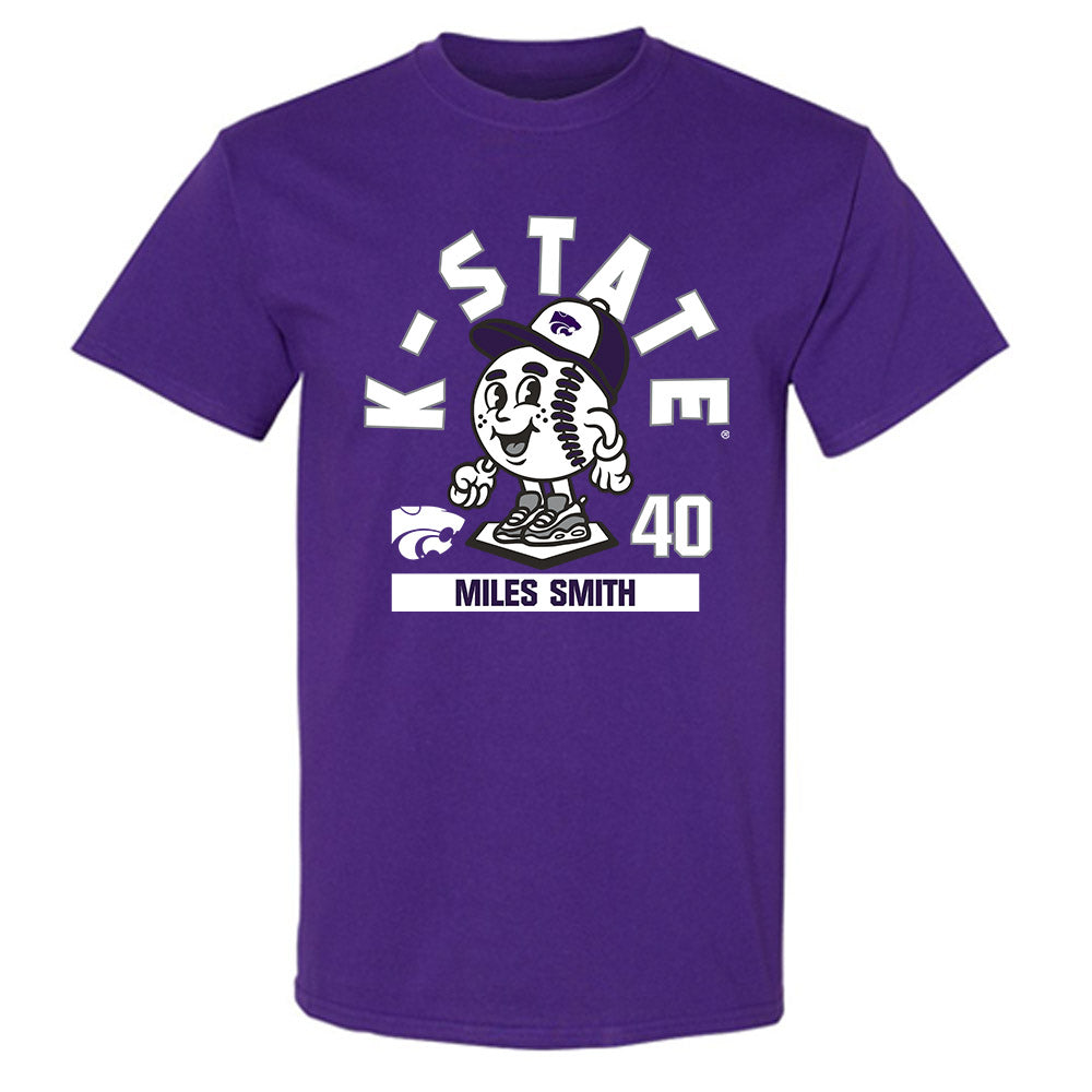 Kansas State - NCAA Baseball : Miles Smith - Fashion Shersey T-Shirt-0