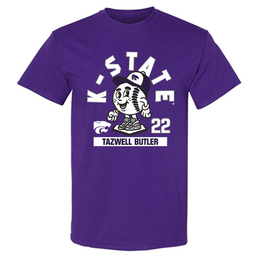 Kansas State - NCAA Baseball : Tazwell Butler - Fashion Shersey T-Shirt-0