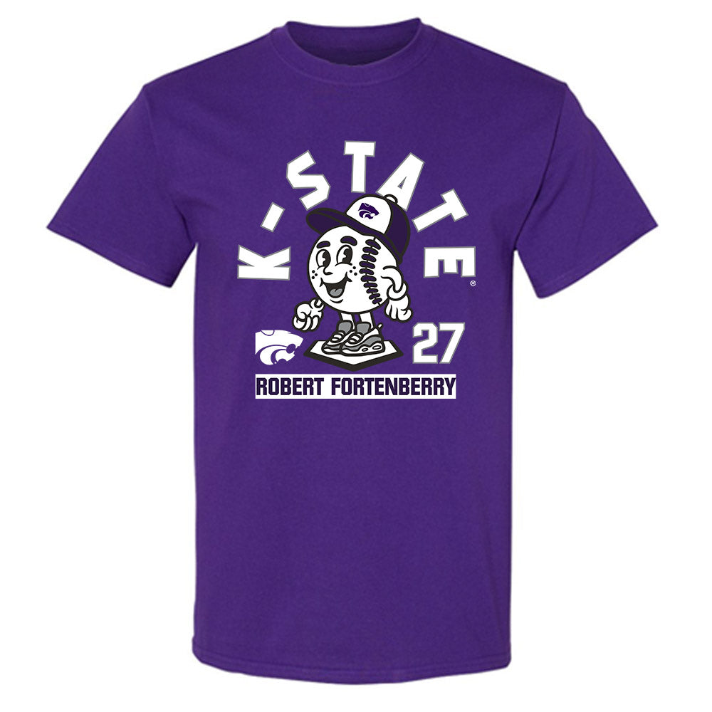 Kansas State - NCAA Baseball : Robert Fortenberry - Fashion Shersey T-Shirt-0