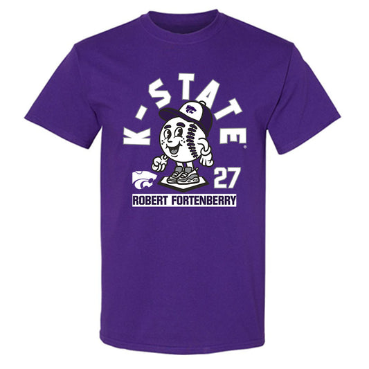 Kansas State - NCAA Baseball : Robert Fortenberry - Fashion Shersey T-Shirt-0