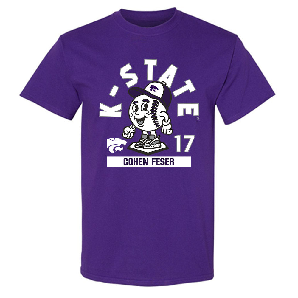 Kansas State - NCAA Baseball : Cohen Feser - Fashion Shersey T-Shirt-0