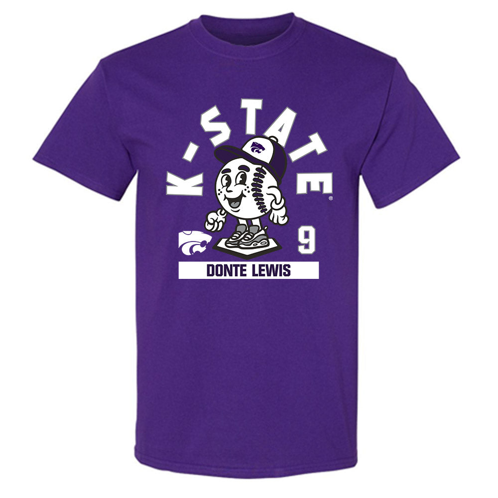 Kansas State - NCAA Baseball : Donte Lewis - Fashion Shersey T-Shirt-0