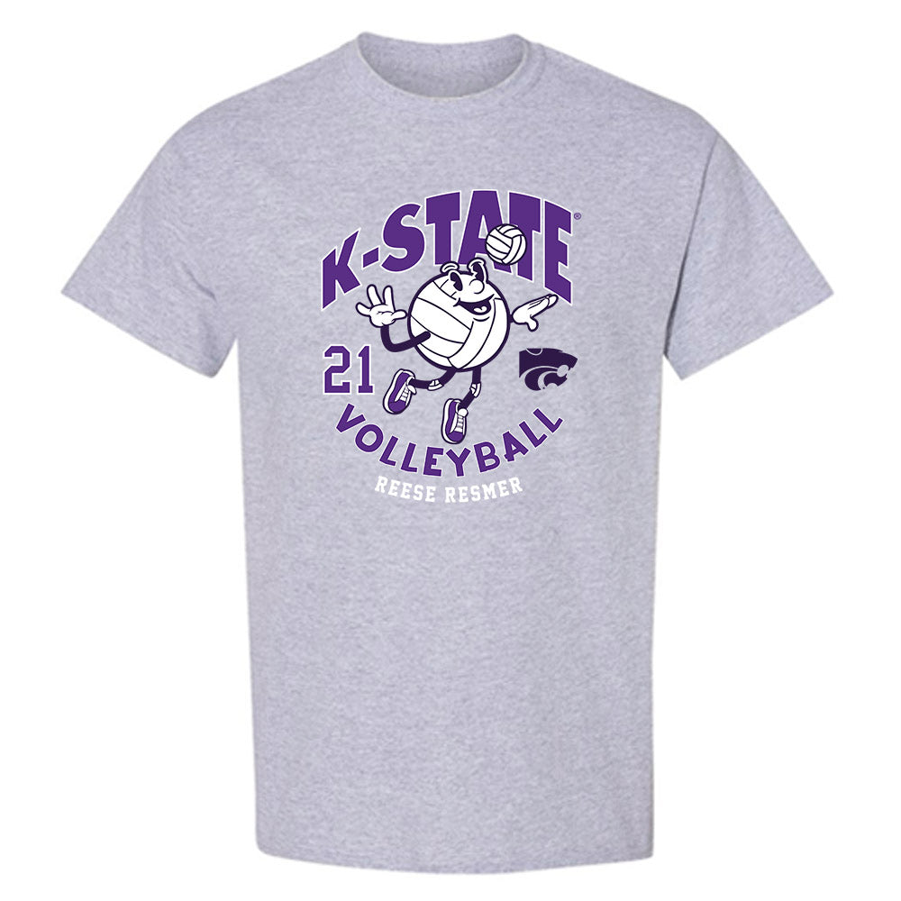 Kansas State - NCAA Women's Volleyball : Reese Resmer - Fashion Shersey T-Shirt-0