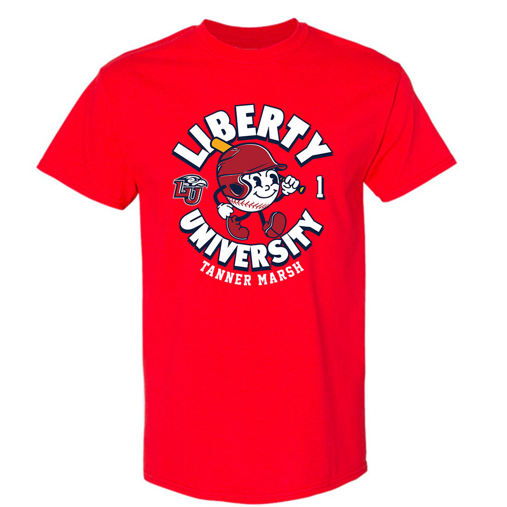 Liberty - NCAA Baseball : Tanner Marsh - Fashion Shersey T-Shirt-0