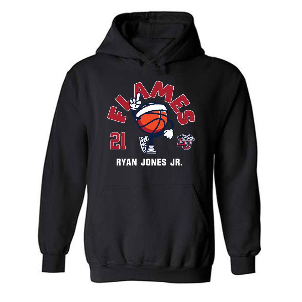 Liberty - NCAA Men's Basketball : Ryan Jones Jr. - Fashion Shersey Hooded Sweatshirt-0