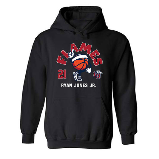 Liberty - NCAA Men's Basketball : Ryan Jones Jr. - Fashion Shersey Hooded Sweatshirt-0