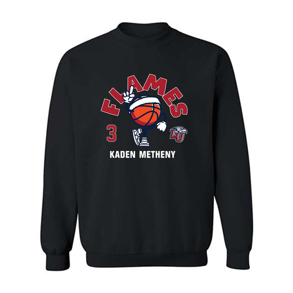 Liberty - NCAA Men's Basketball : Kaden Metheny - Fashion Shersey Crewneck Sweatshirt-0