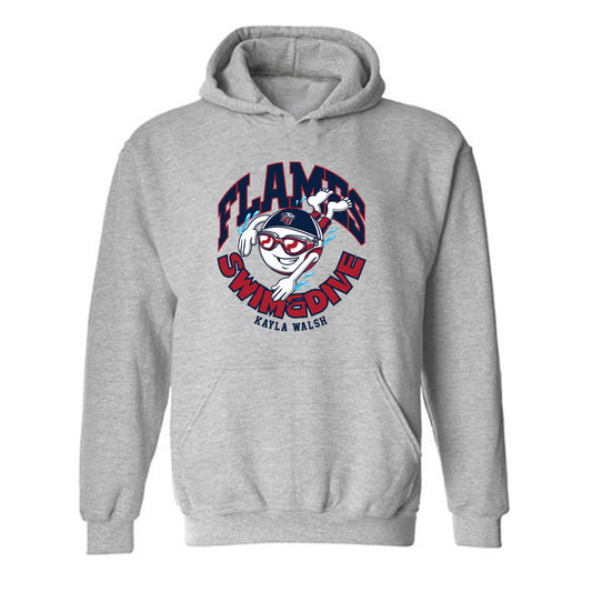 Liberty - NCAA Women's Swimming & Diving : Kayla Walsh - Fashion Shersey Hooded Sweatshirt-0