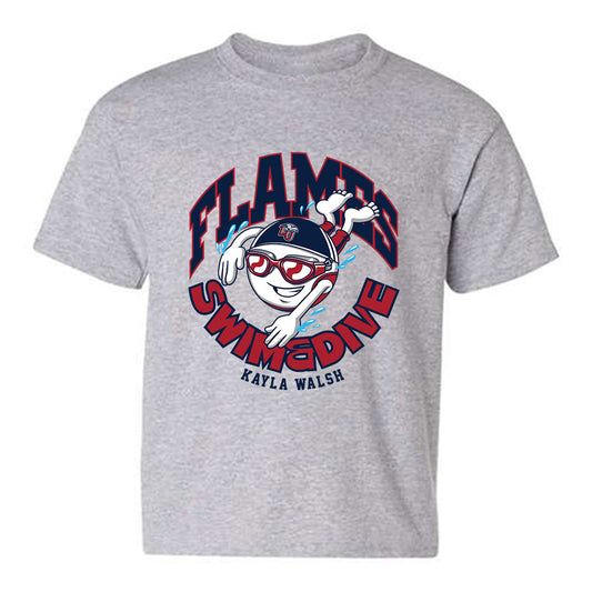 Liberty - NCAA Women's Swimming & Diving : Kayla Walsh - Fashion Shersey Youth T-Shirt-0